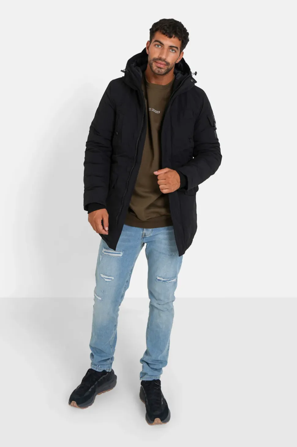 Parka Capuche Noir