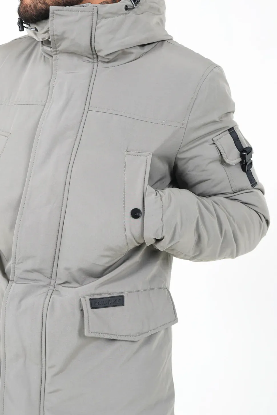 Parka Capuche Vert Kaki