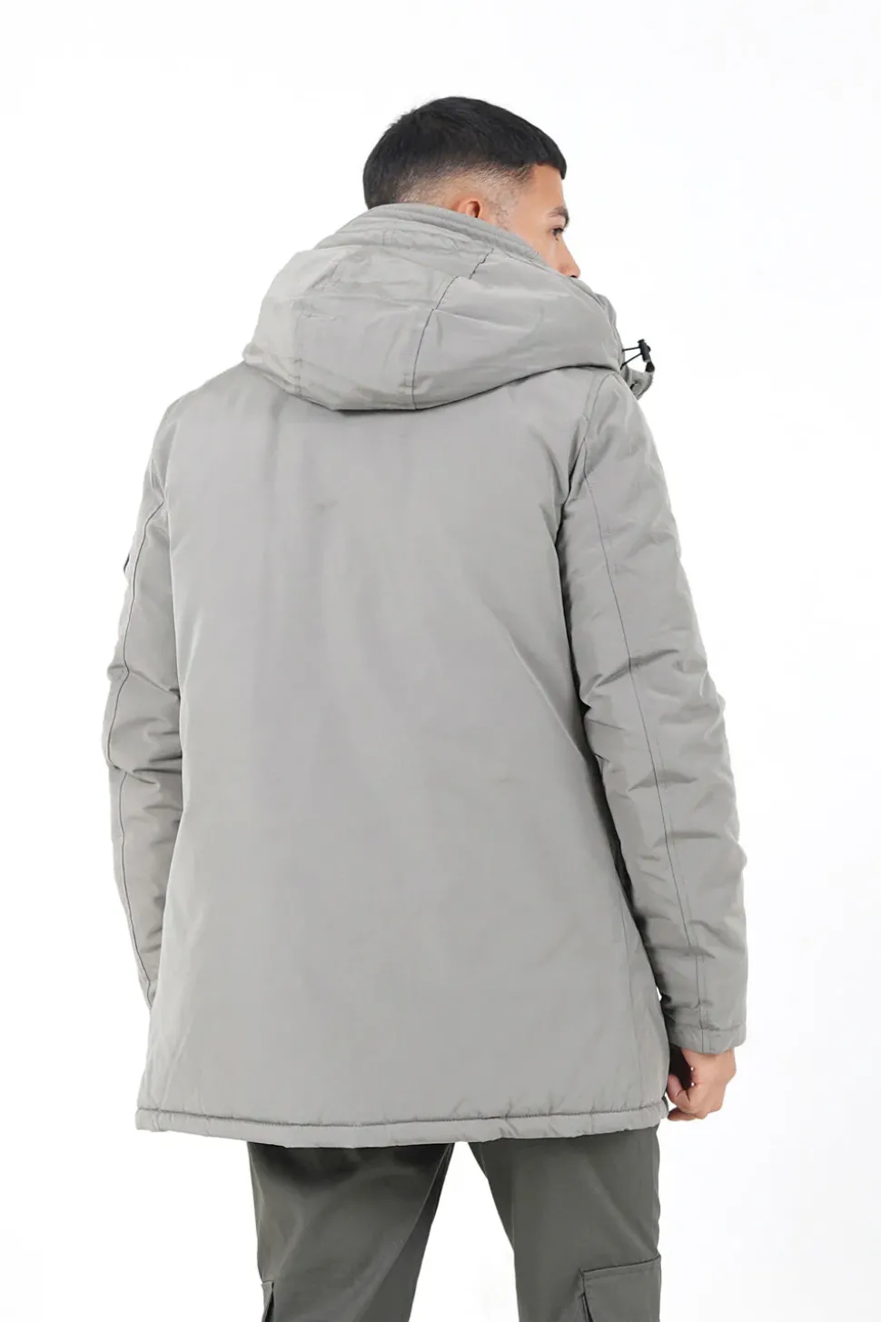 Parka Capuche Vert Kaki