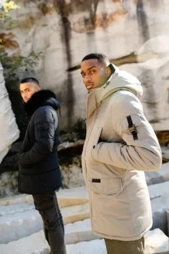 Parka Capuche Vert Kaki