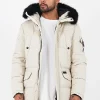 Parka Fourrure Deperlante Beige