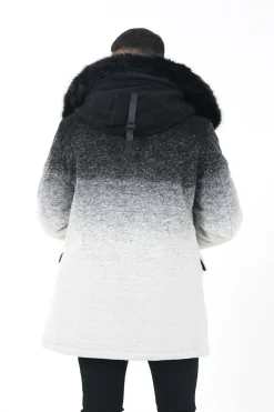 Parka Laine Tie Dye Noir