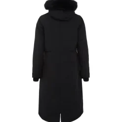 Parka Longue Interieur Polaire Noir