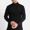 Pull Maille Logo Brode Noir