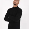 Pull Maille Logo Signature Noir