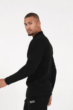 Pull Maille Logo Signature Noir