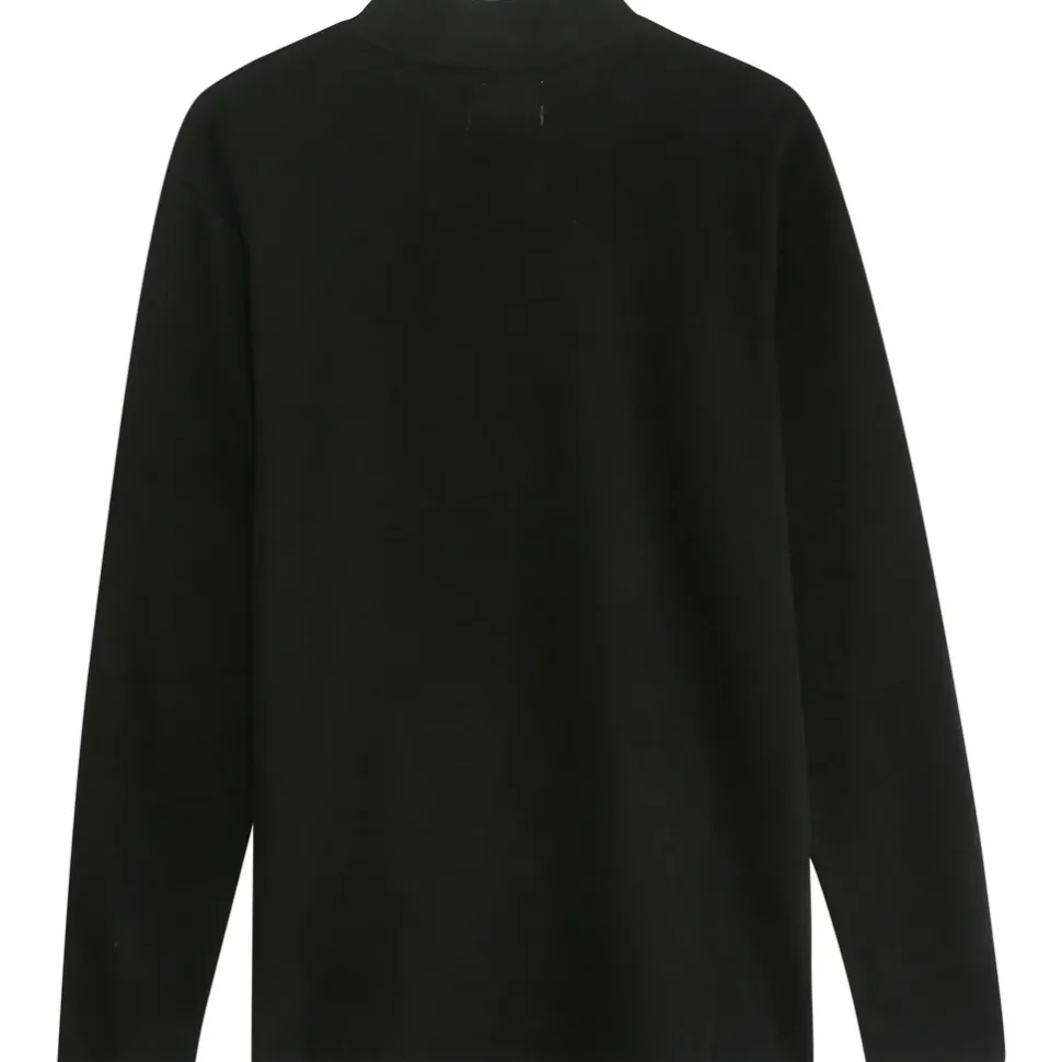 Pull Maille Logo Signature Noir