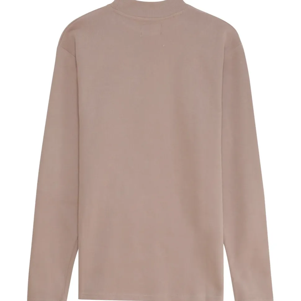 Pull Maille Logo Signature Beige