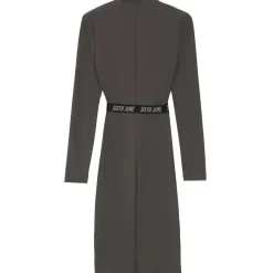 Robe Boucle Manches Longues Gris