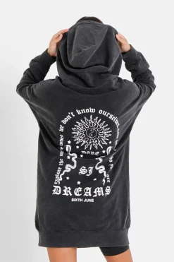 Robe Capuche Dreams Gris Fonce