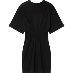 Robe Corset Broderie Noir