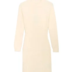 Robe Courte Duveteuse Blanc Casse