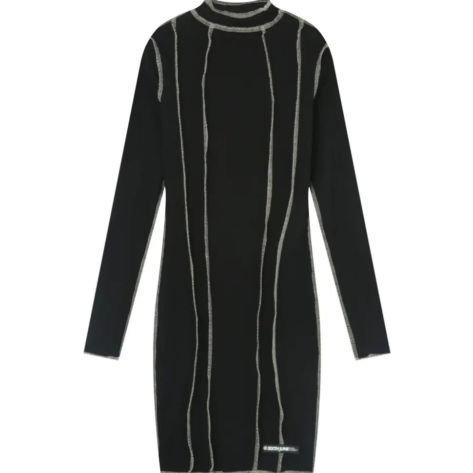 Robe Couture Surfilee Noir
