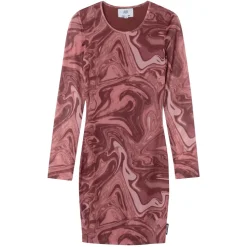 Robe Mesh Encre Rose