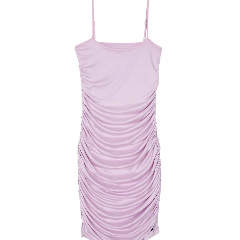 Robe Sexy Froncee Violet Clair