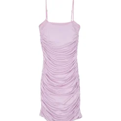 Robe Sexy Froncee Violet Clair