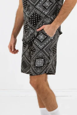 Short Bandana Fluide Noir