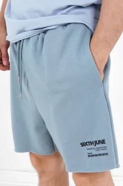 Short Barecode Bords Francs Bleu