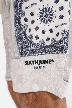 Short De Bain Bandana Beige