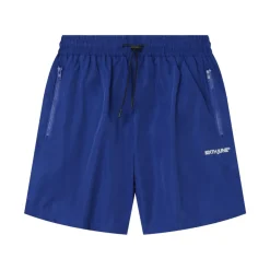 Short De Bain Logo Bleu Fonce