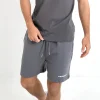 Short Essential Logo Gris Fonce