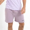 Short Essential Logo Violet Fonce