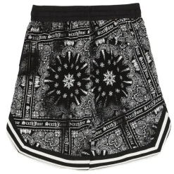 Short Imprime Bandana All-Over Noir