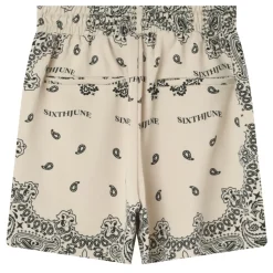 Short Imprime Bandana Beige