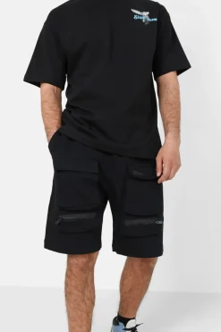 Short Jersey Poches Cargo Noir