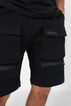 Short Jersey Poches Cargo Noir