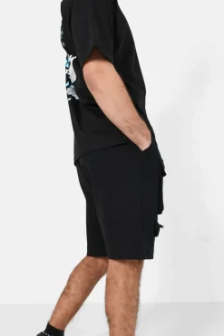 Short Jersey Poches Cargo Noir