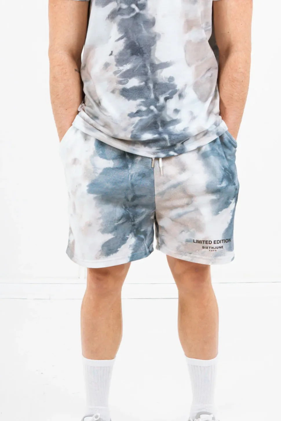 Short Limited Edition Tie Dye Bleu Clair