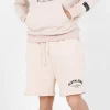 Short Logo Incurve Beige