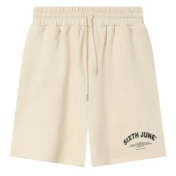 Short Logo Incurve Beige