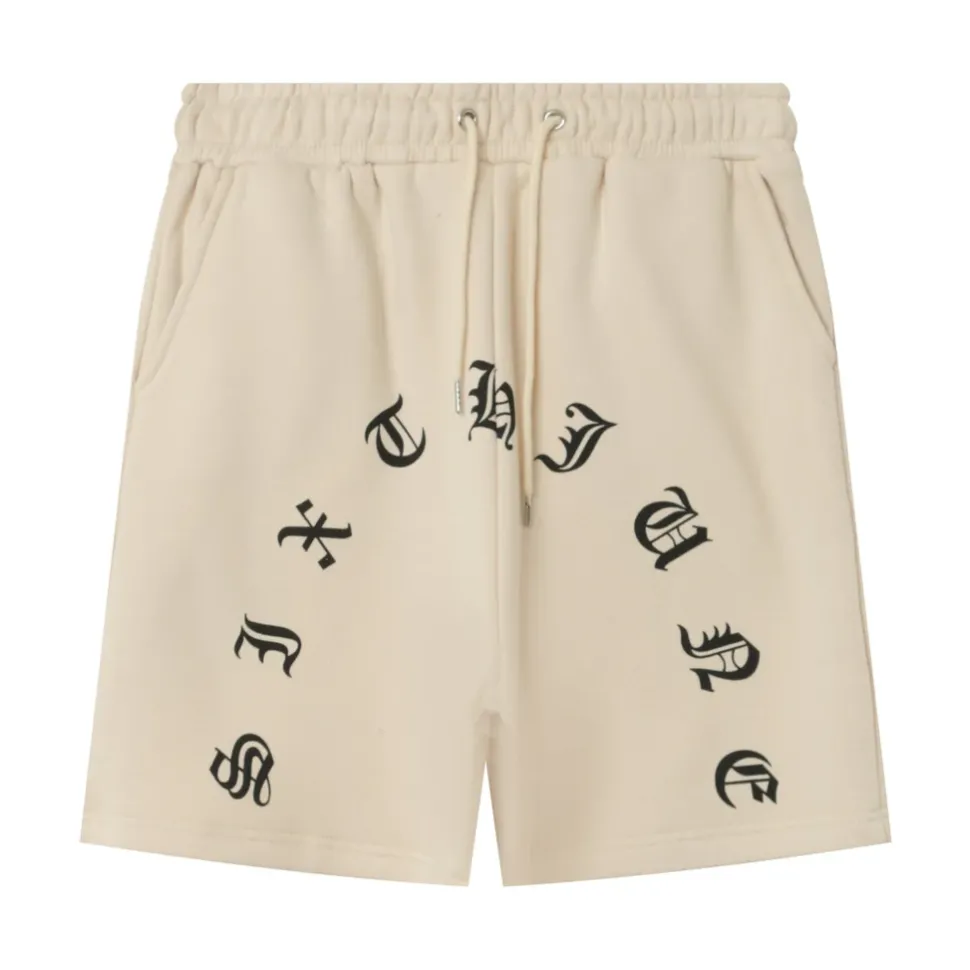 Short Logo Incurve Gothique Beige
