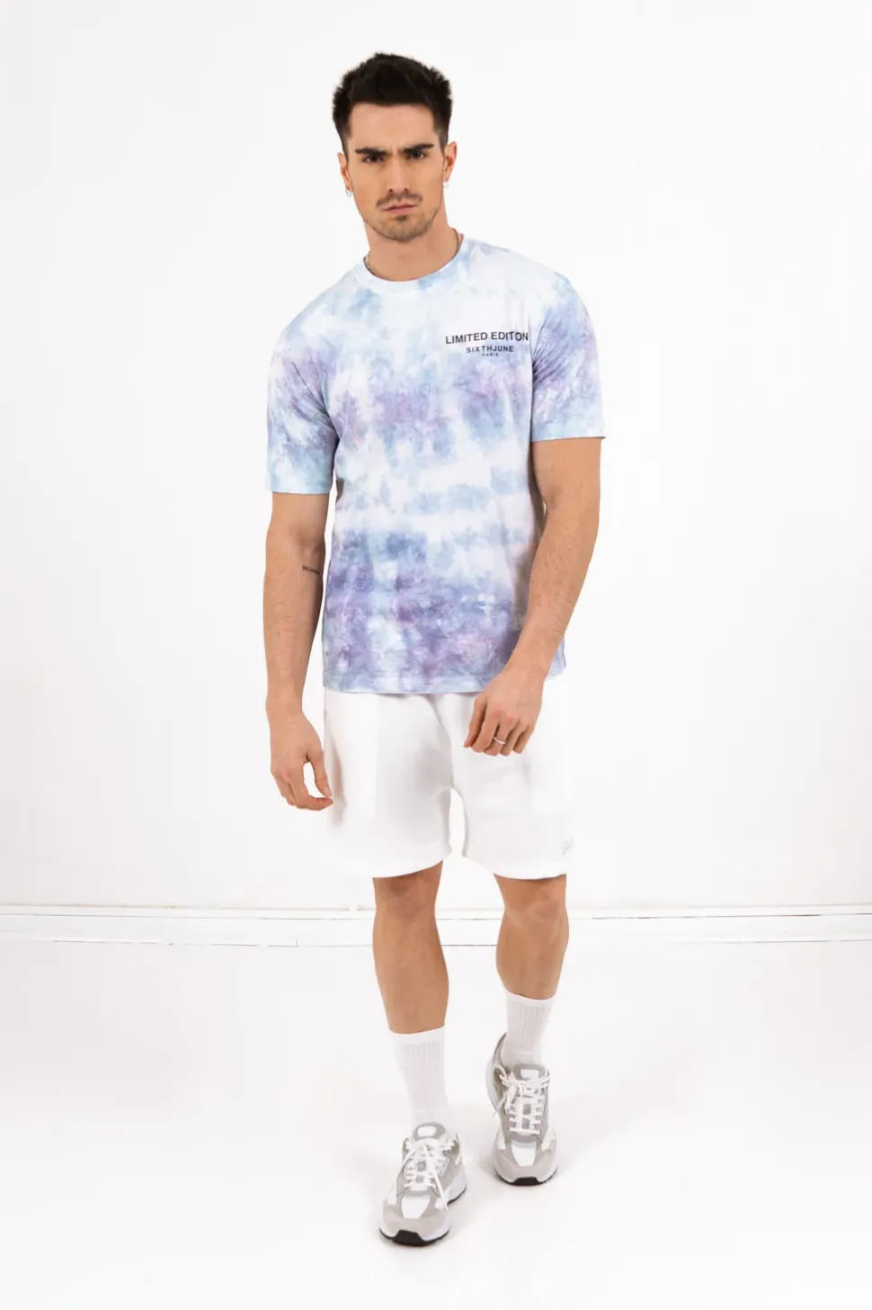 Short Logo Signature Blanc