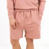 Short Logo Signature Rose Fonce