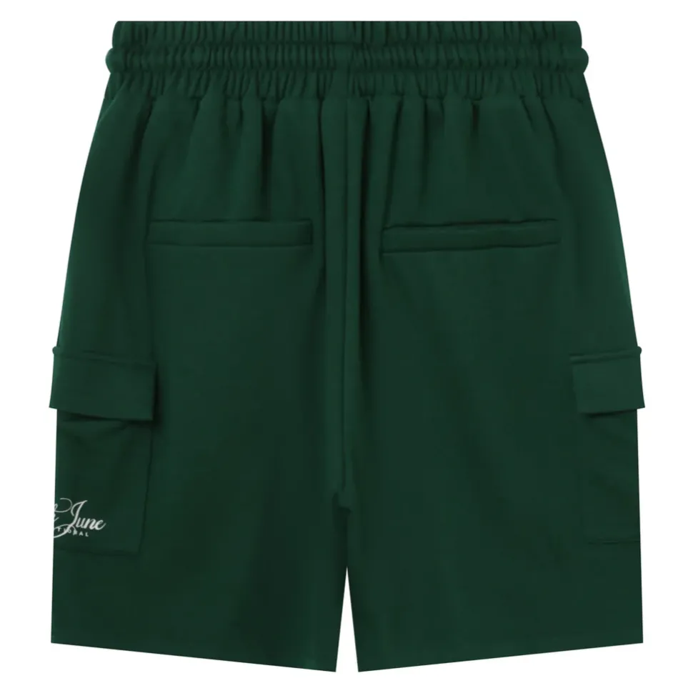 Short Logo Signature Vert Fonce