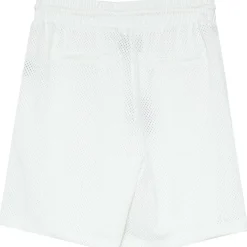 Short Mesh Logo Blanc