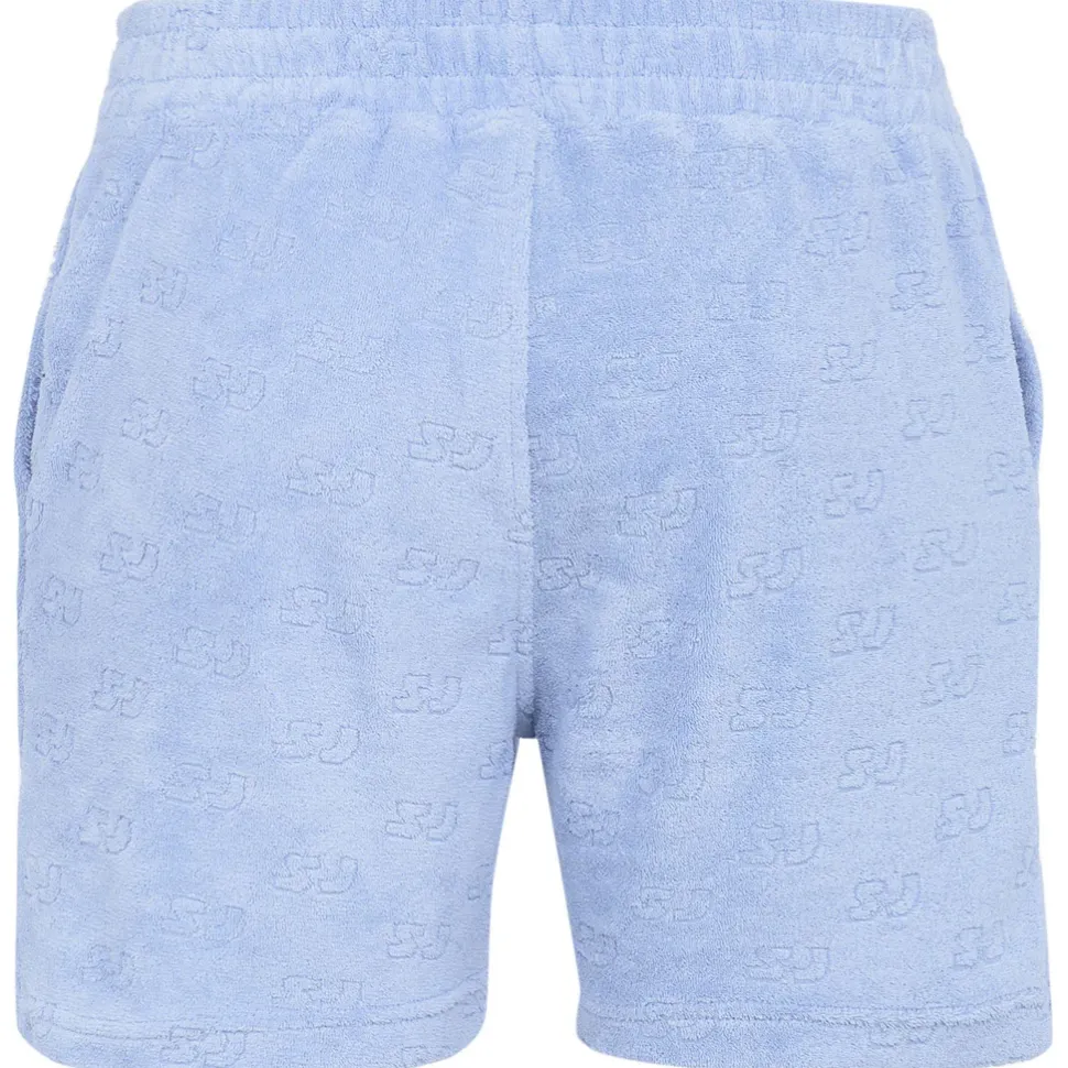 Short Monogramme Towel Bleu Clair
