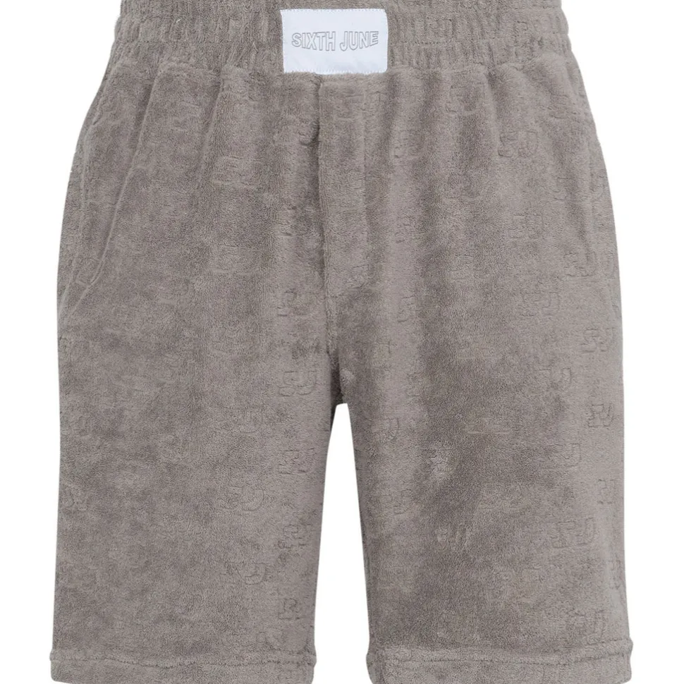Short Towel Monogramme Vert Kaki