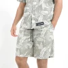 Short Tropical Vert Kaki