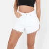Short Uni Effile Blanc