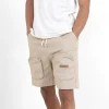 Short Utilitaire Poches Beige
