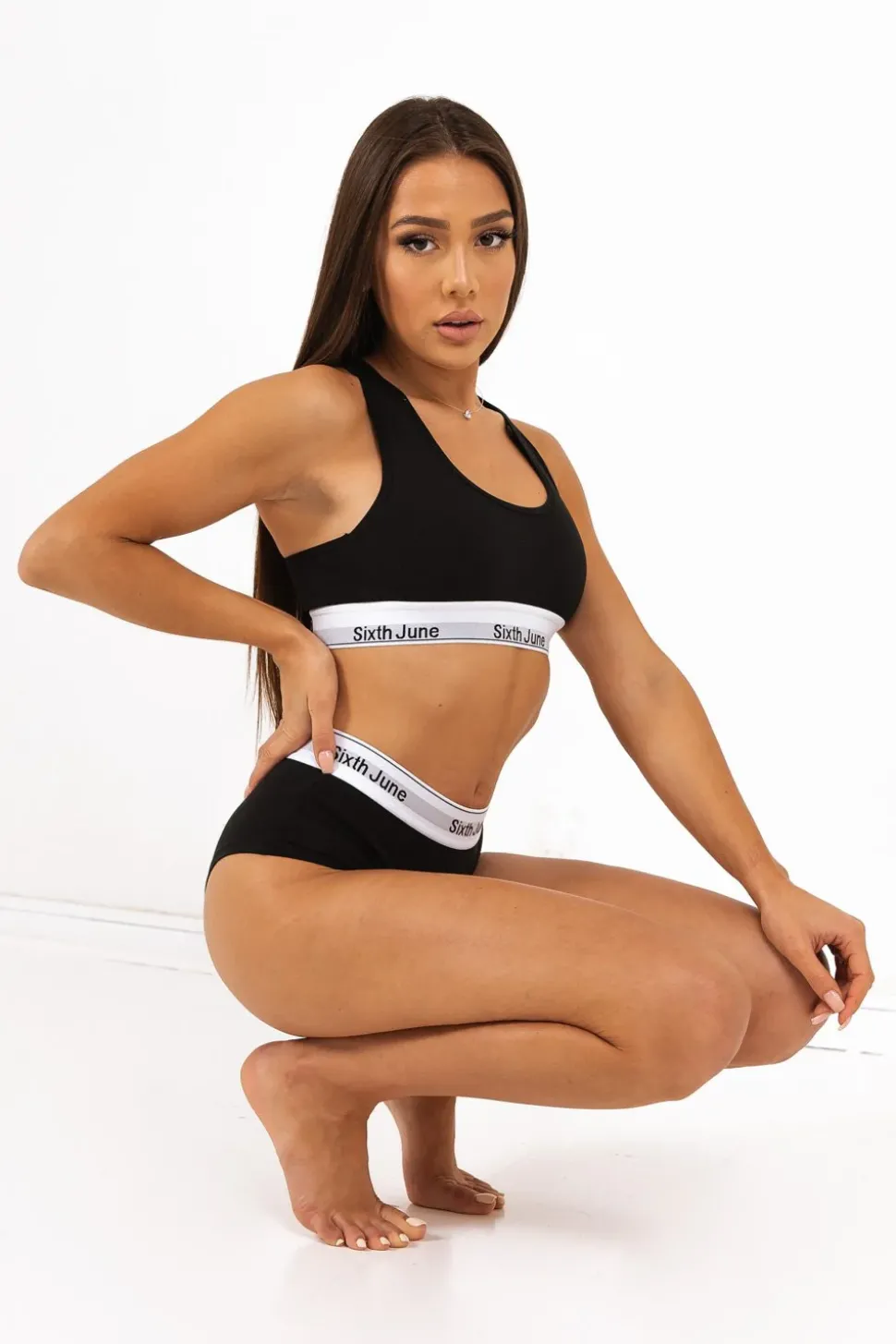 Shorty Bande Elastique Noir