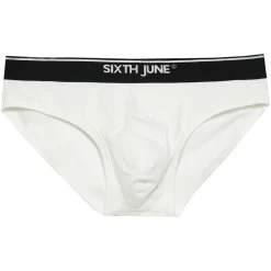 Slip Uni Bande Blanc Casse
