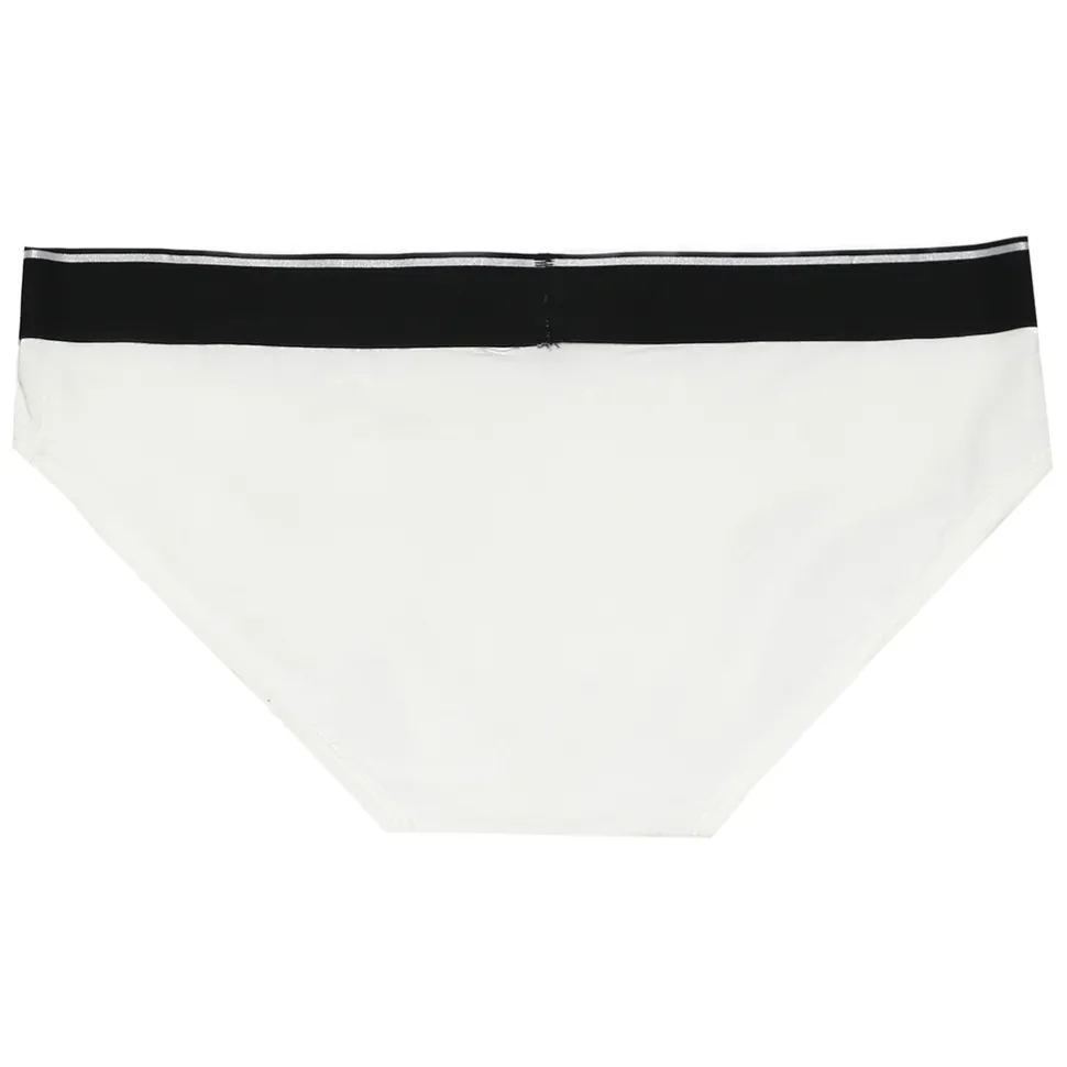 Slip Uni Bande Blanc Casse