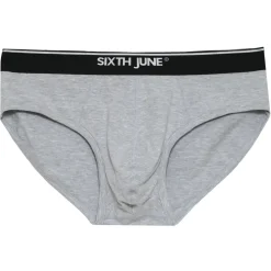 Slip Uni Bande Gris