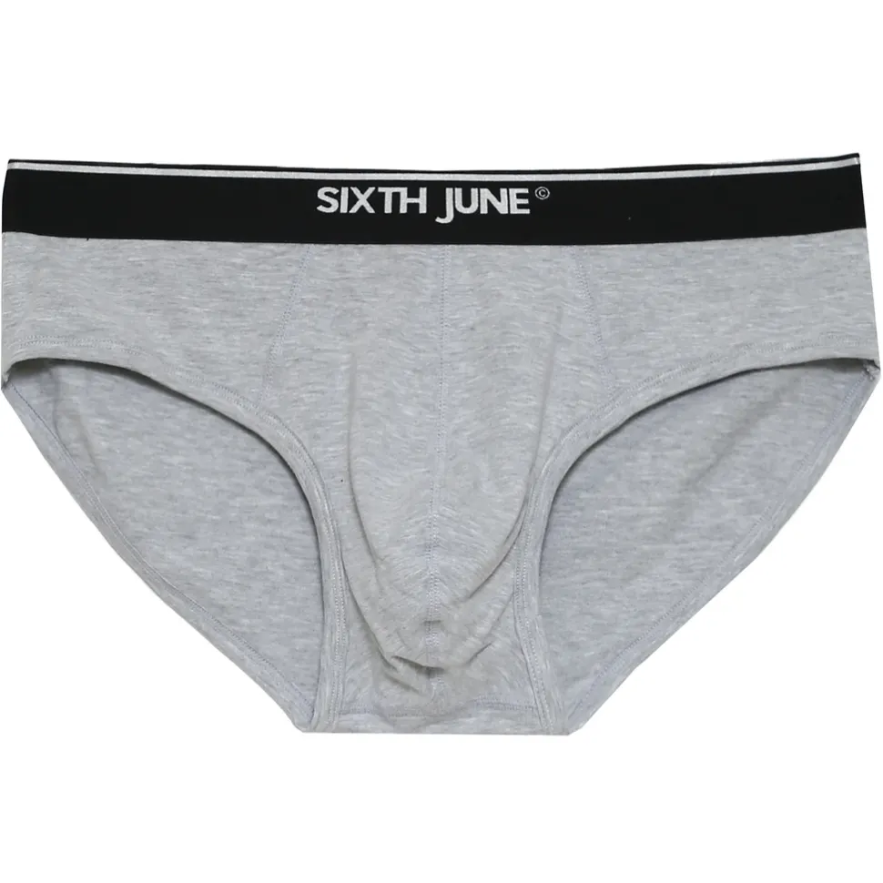 Slip Uni Bande Gris