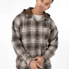 Surchemise Tartan Marron
